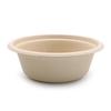 Eco-Friendly 350ml Sugarcane Pulp Disposable Bowls with Lids, 50-Pack