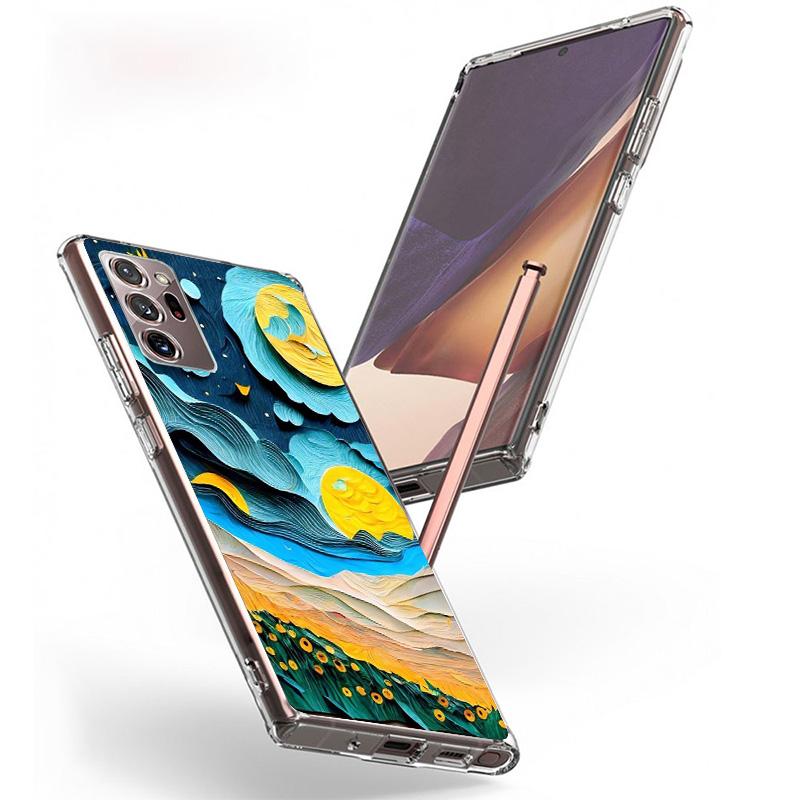 Natürliche Bäume in Bergketten Phnoe Hülle für Samsung Galaxy S26 S25 Edge S23 S24 Ultra S22 Plus S21 S20 FE Einzigartige Hülle Weich