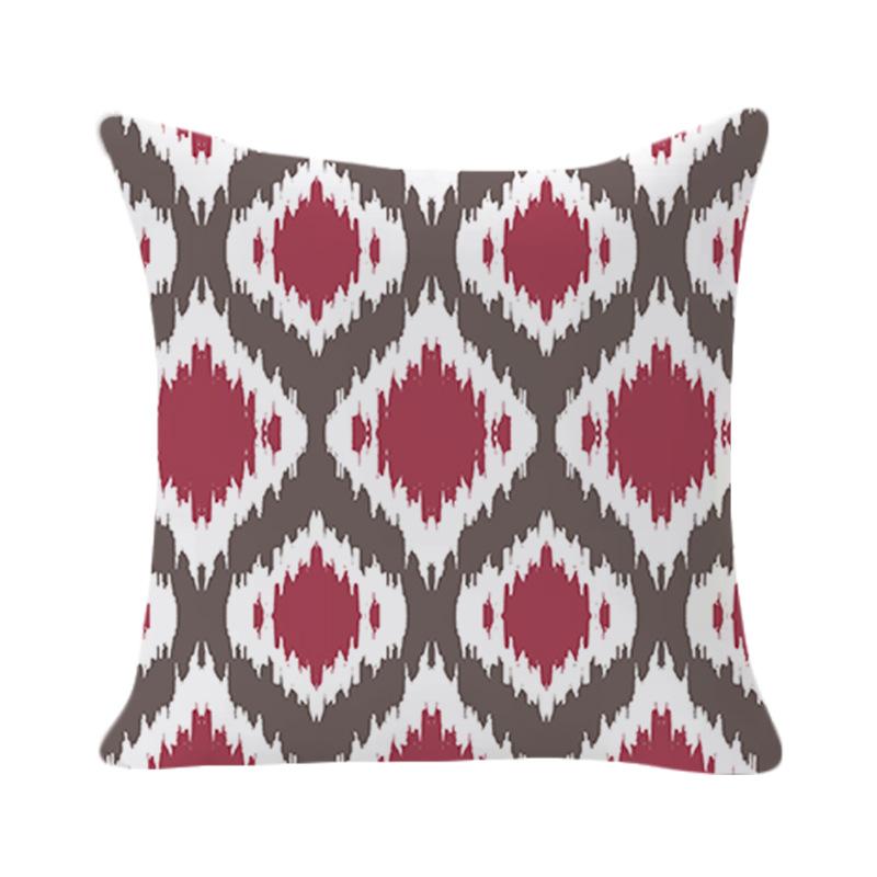 Einfacher geometrischer Druck Kissenbezug Abstraktes florales Wohnzimmer Sofa Kissenbezug