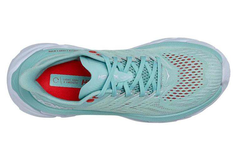 Women's Sneakers Hoka One One Clifton Edge Eggshell Blue (Women's) Eggshell Blue/White
