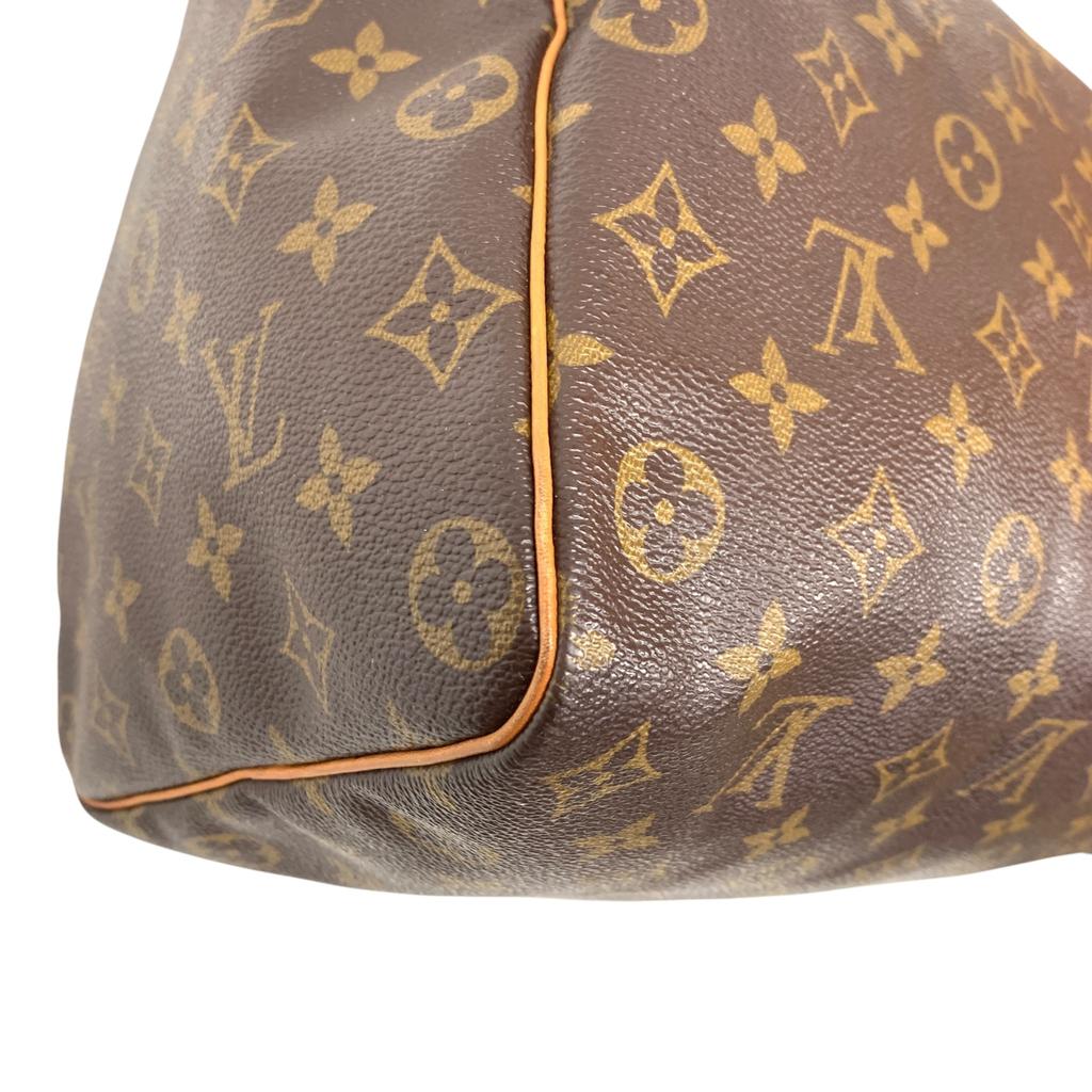 Used Louis Vuitton Monogram Speedy 35 M41524 Boston Bag Canvas Brown Authentic 1206