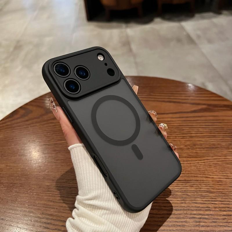 Black Knight Magnetic Phone Case IPhone 18 Pro Max Matte Slim Shockproof Anti-fingerprint Protective Cover