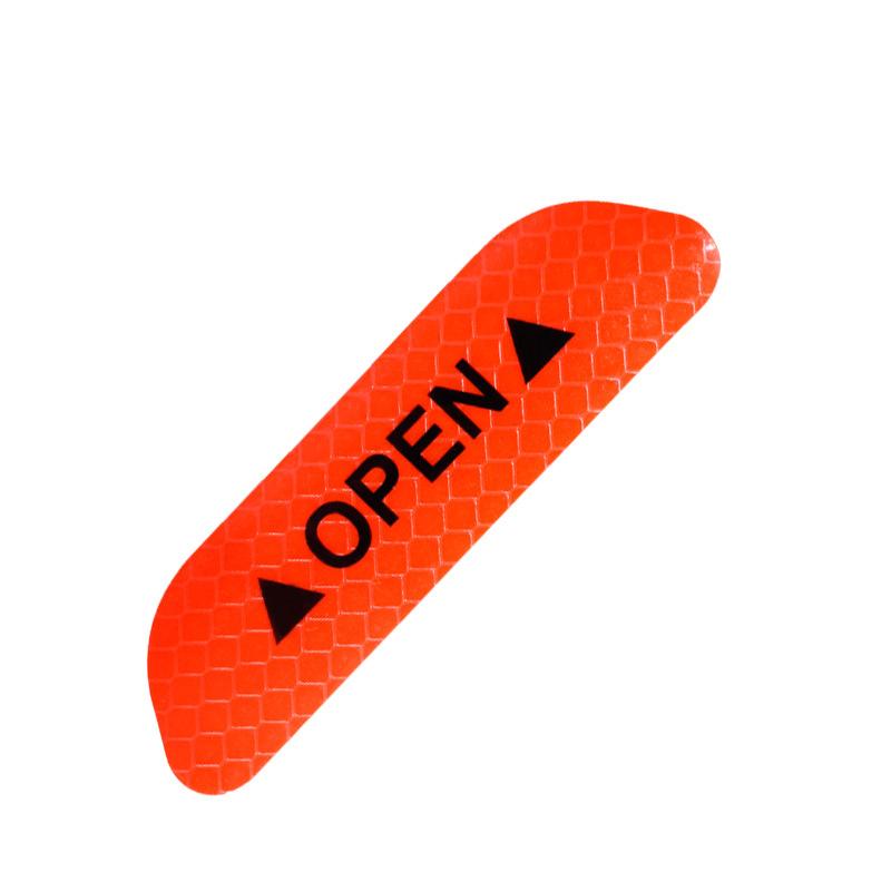 1/4PCS Car Door Reflective Sticker Safety Opening Warning Reflective Tape Car Accessories Interior Exterior Reflector