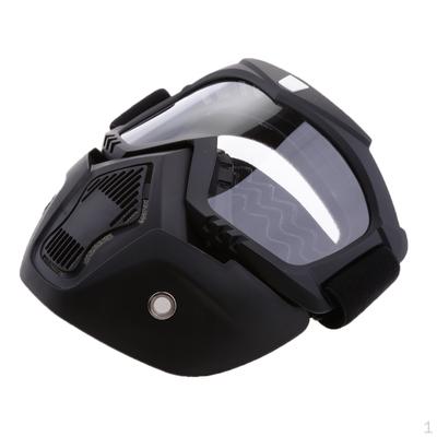 Accesorio de filtro de respiración para gafas desmontables