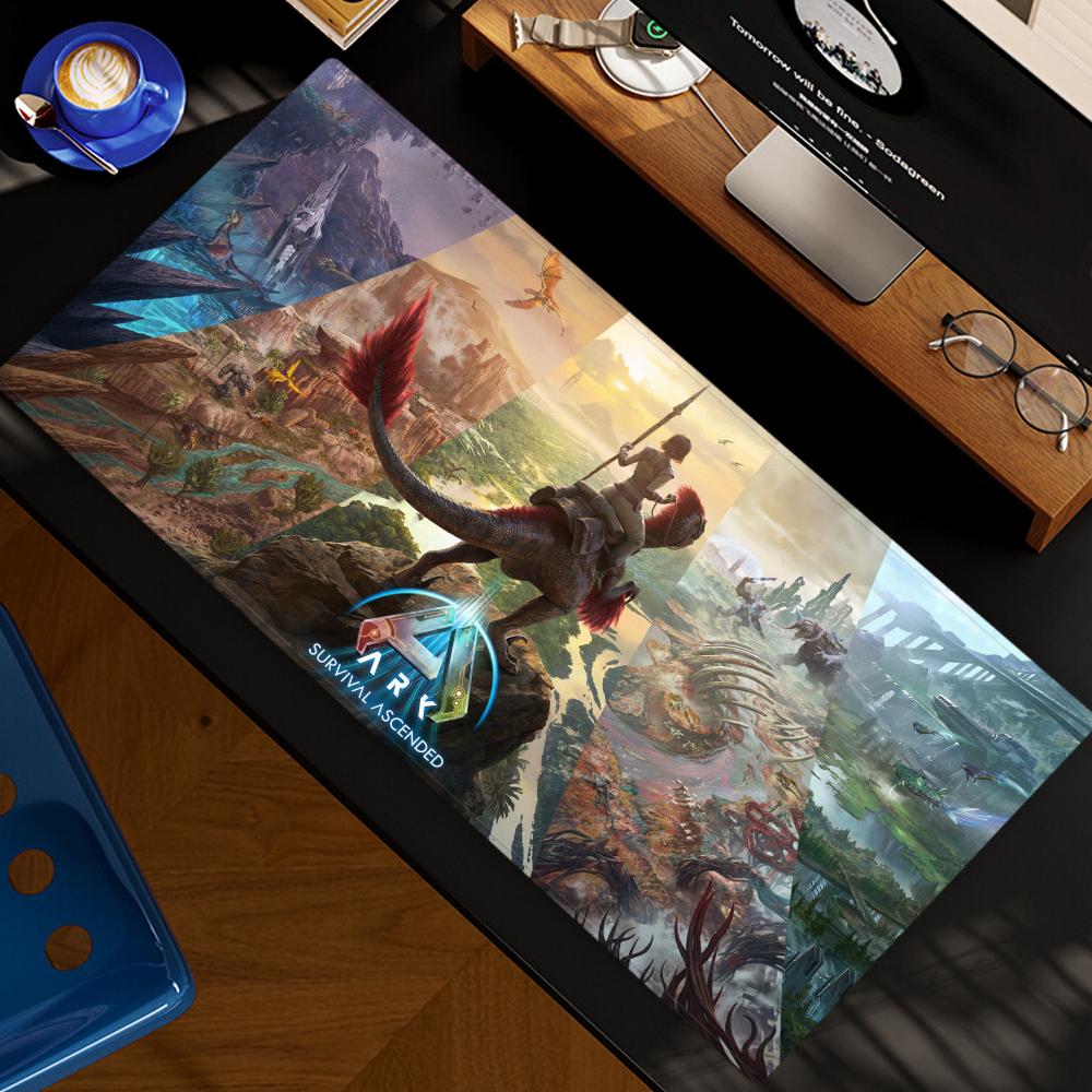 Ark Game Survival Ascended Mouse Pad MouseMat XXL Computer Accessories Large Keyboard Laptop Table Pad The New Product Gamer