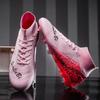 High Quality Youth Football Shoes with Anti Slip Wear-resistant Grass Professional Soccer Shoes TF/FG Comfortable Match Spikes