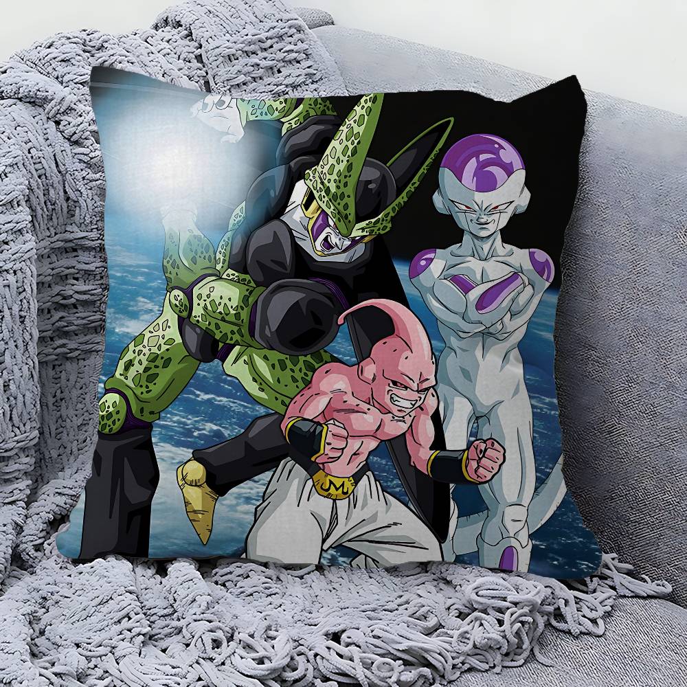 Amine M-Majin B-Buu Cushion Cover Car Throw Pillow Case For Sofa Car Christmas Gift 40x40cm 45x45cm