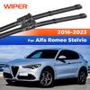 For Alfa Romeo Stelvio 2016- 2017 2018    Wiper Front Wiper Blades Windshield Windscreen Window Brush 26"+18"