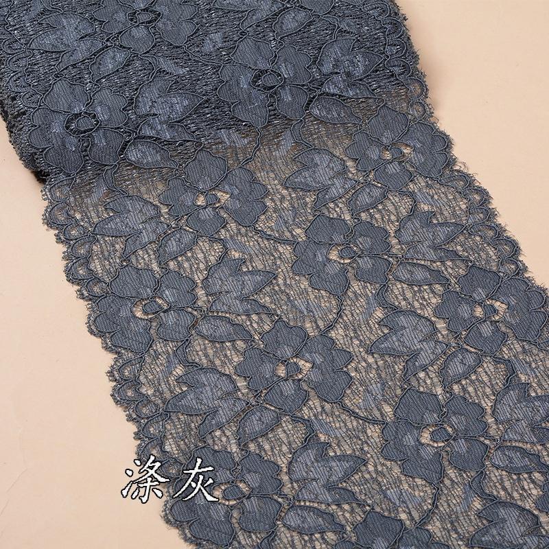 1 yard elastická krajková lemovací stuha pro šití Spandex Nylon 16cm Pletené doplňky Sukně Spodní prádlo Oblečení Doplňky