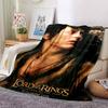 1pc Lord of the Rings Return of the King Flannel Blanket Soft Warm Throw for Home, Office, Travel, All-Season Cozy Bedding GiftL1142