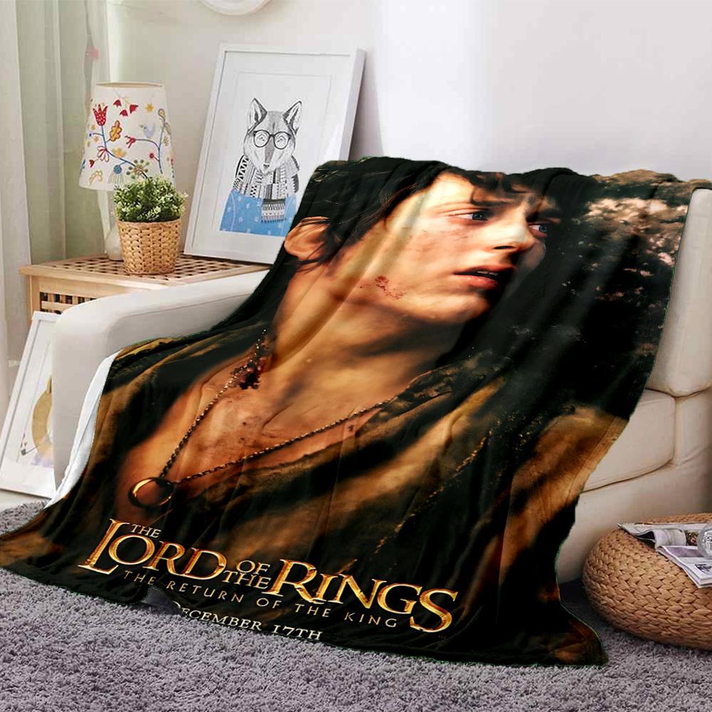 

1pc Lord of the Rings Return of the King Flannel Blanket Soft Warm Throw for Home, Office, Travel, All-Season Cozy Bedding GiftL1142 80cmx120cm(31inx47in)