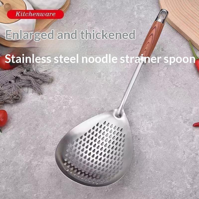 Easy to Store Stainless Steel Spider Strainer Skimmer Colander Sieve 1PC for Small Apartment Kitchen Frying Use