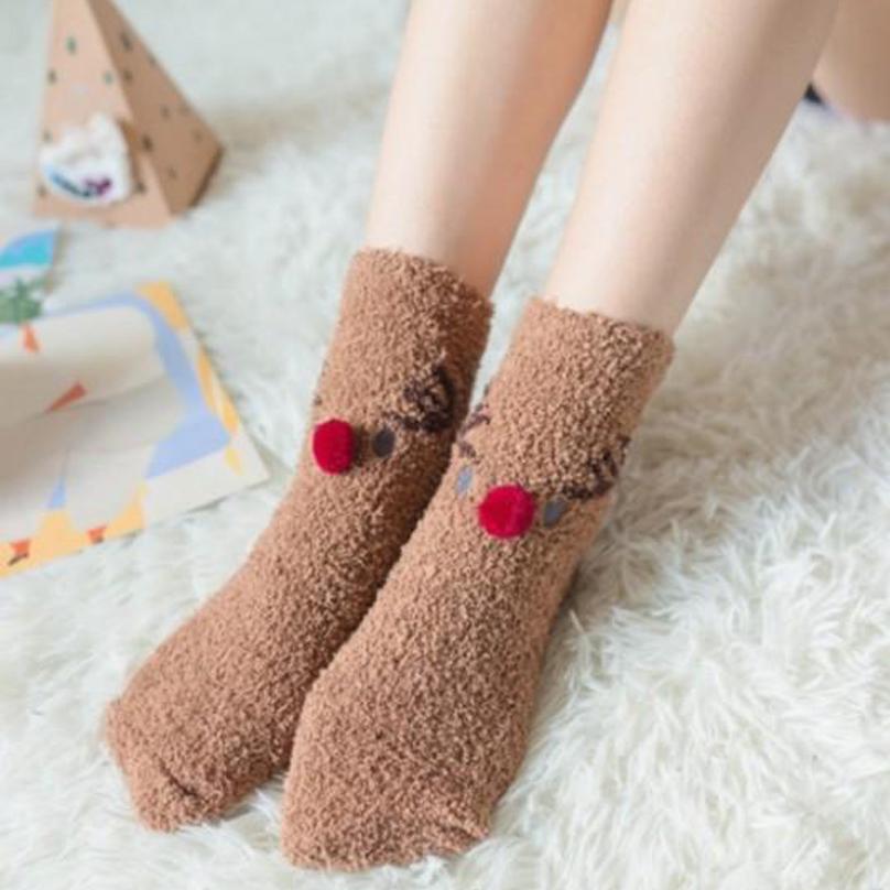 Cute animal warm socks, Christmas socks, thick socks