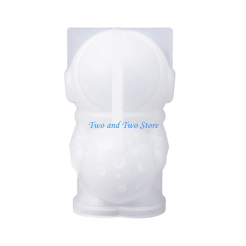 HX6F Astronaut Mold Keychain Molds For Epoxy Resin Keyring Molds With Hole
