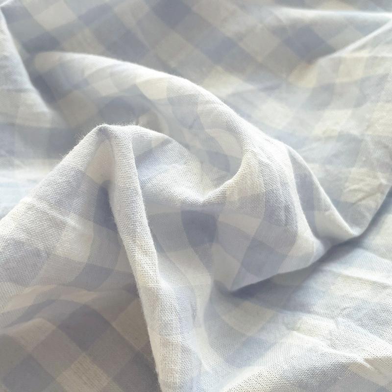 Modern Design Light Green Linellae Pattern Printed Fabric Bed Sheets Cotton Breathable Mattress Cover Colorful Fitted Sheet with Pillowcase