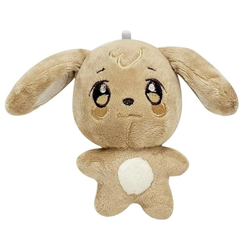 Mini Animal Plush Keyring Cute Fluffy Car Key Pendant Backpack Wallet Ornament Teen Girls Accessories