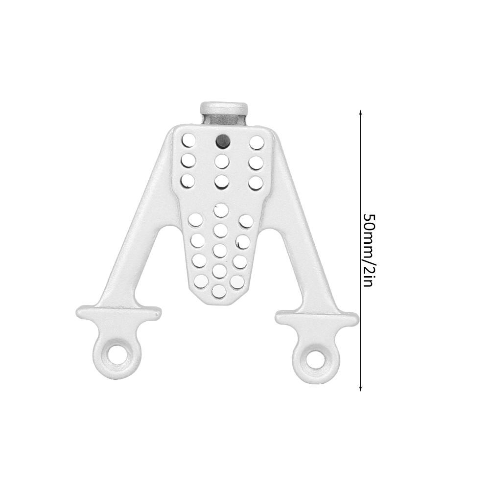 Metal Adjustable Shock Damper Towers Mount Multihole Accessory Fit for SCX10 110 RC CarSilver
