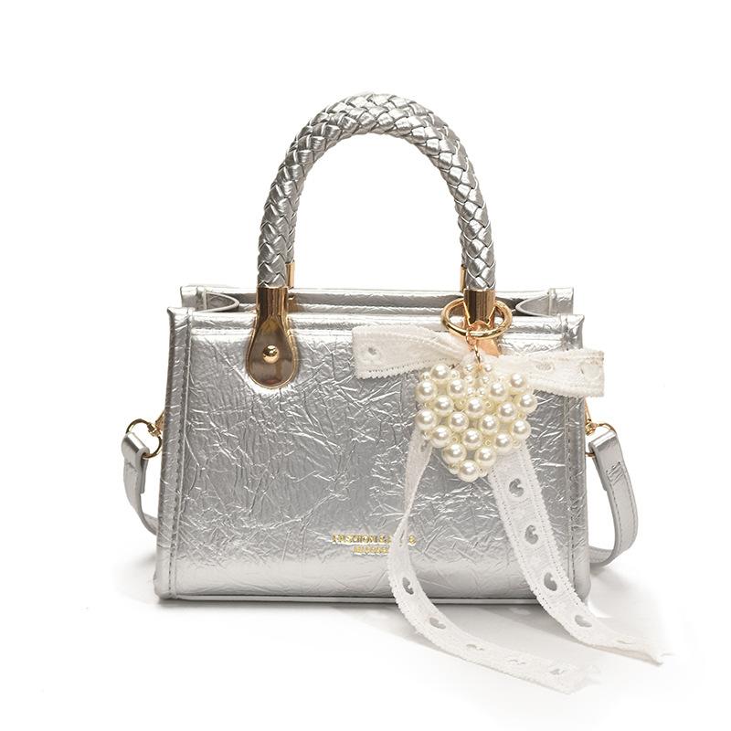 Fashion Versatile Portable Small Square Bag Women's New Solid Color Shoulder Messenger Bag