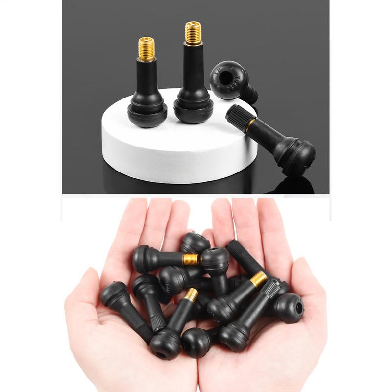 Truck Tire Valve Stems 10X Motorcycle Tire Valve Stem Rubber Airtight Snap Automotive Tools For Car Bikes Bicycles Trucks Motorc