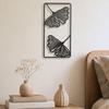 Bedroom Metal Wall Hanging Gold Monstera & Palm Leaf Art, 3D Hollow Lightweight Botanical Iron Luxury Decor for Living Room Sofa Background,