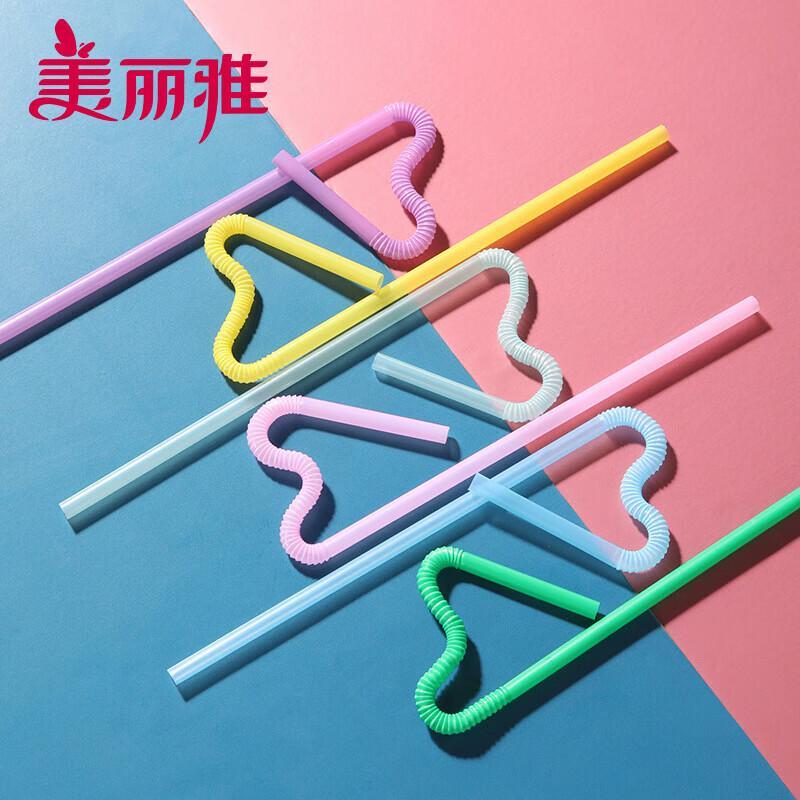 MARYYA Disposable Food-Grade Art Straws