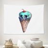 Ice Cream Tapestry Wall Hanging Aesthetic Room Decor Dorm Wall Art Summer Vibes Home Sweet Home Cute Food Graphic Cool Wall Cove
