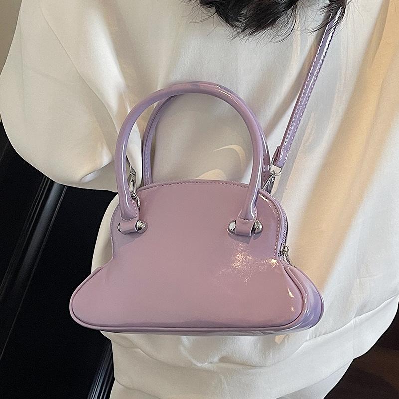 Trendy New Products Korean Niche Sweet Toast-shaped Portable Shell Bag Casual High-end Texture Versatile Messenger Bag Women