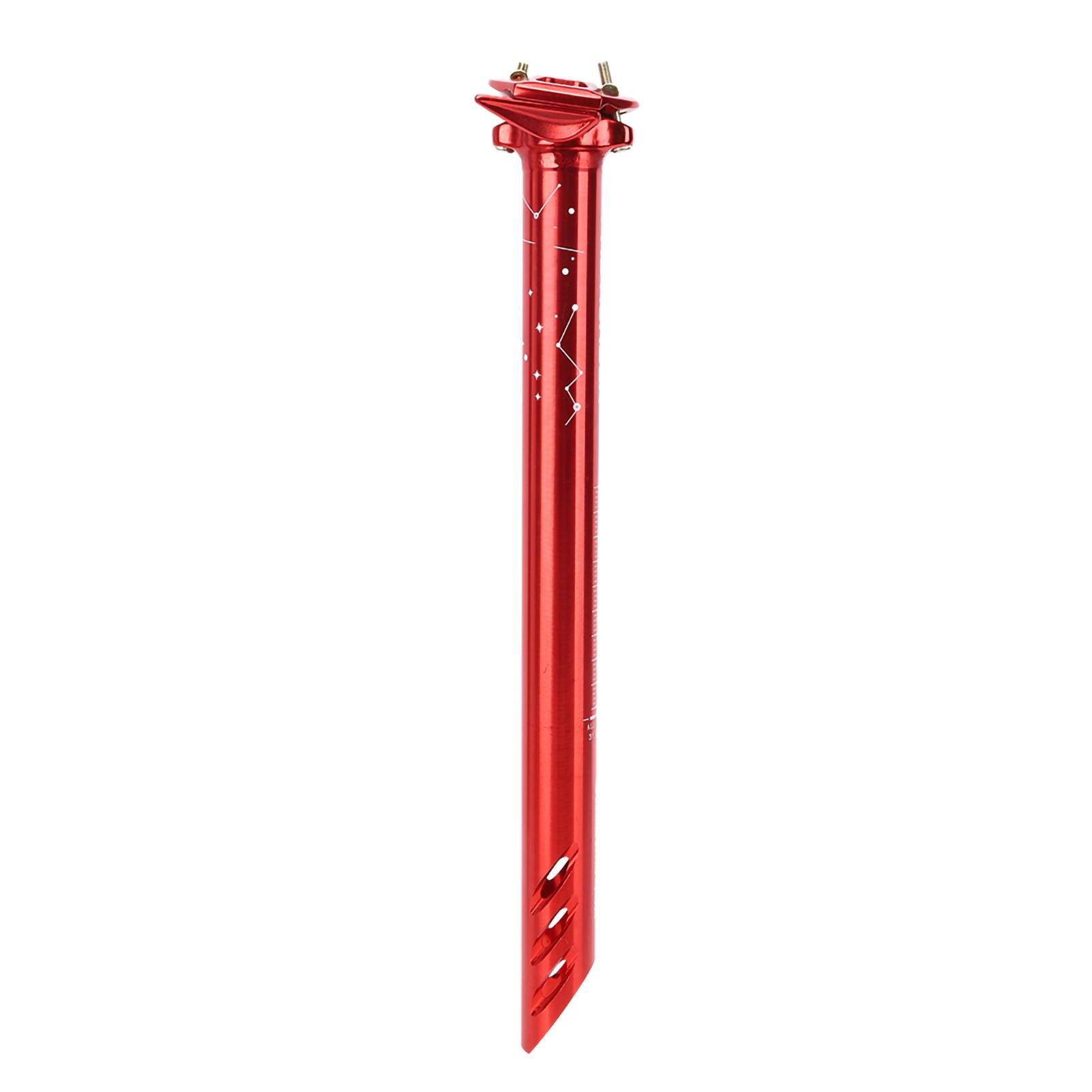Igeteck Red 7075 Aluminium Alloy 31.6Mm Ultralight Mountain Road Bike Seatpost Bicycle Seat Tube Cycling Accessory