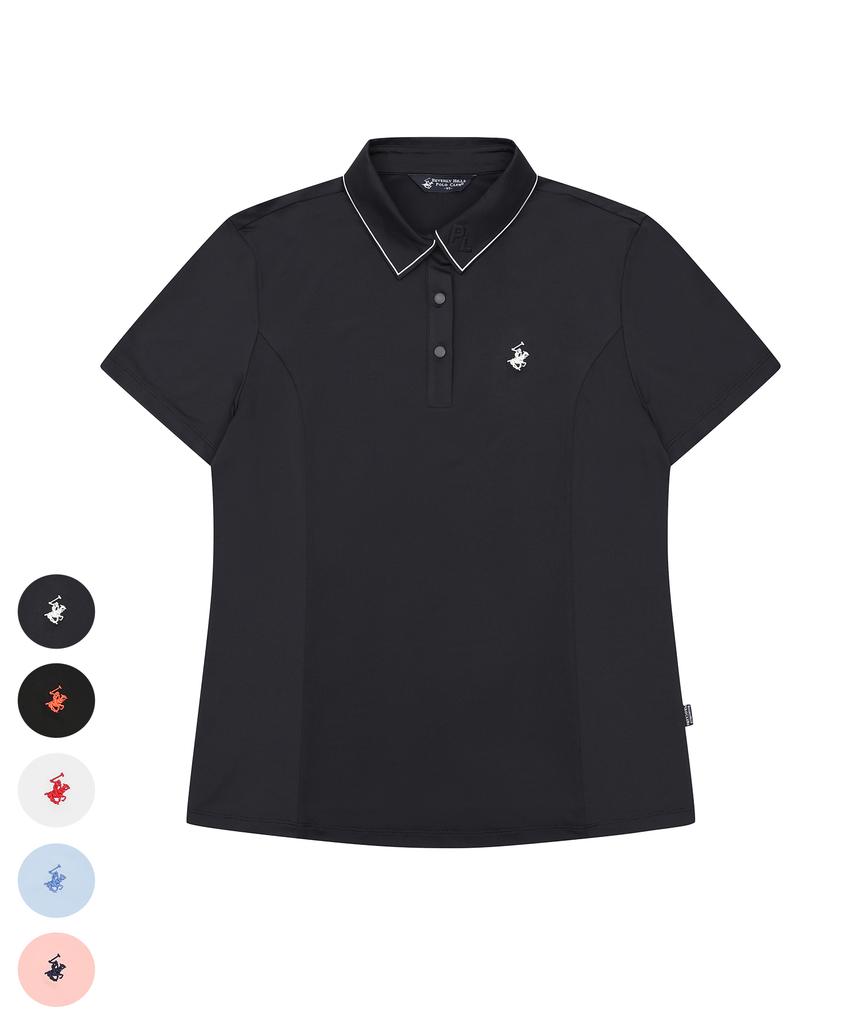 BHPOLOCLUB Women'S Signature Colorline Polo Shirt 5 Colors Ts480