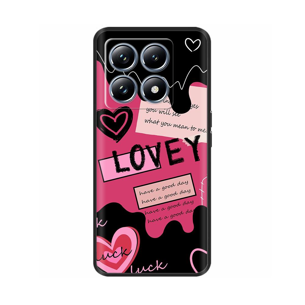 For Xiaomi Mi 14T Pro Case Soft Liquid Silicone Protection Back Cover for Xiaomi 14T Pro Mi14T 5G Cases Painted Cartoon Fundas