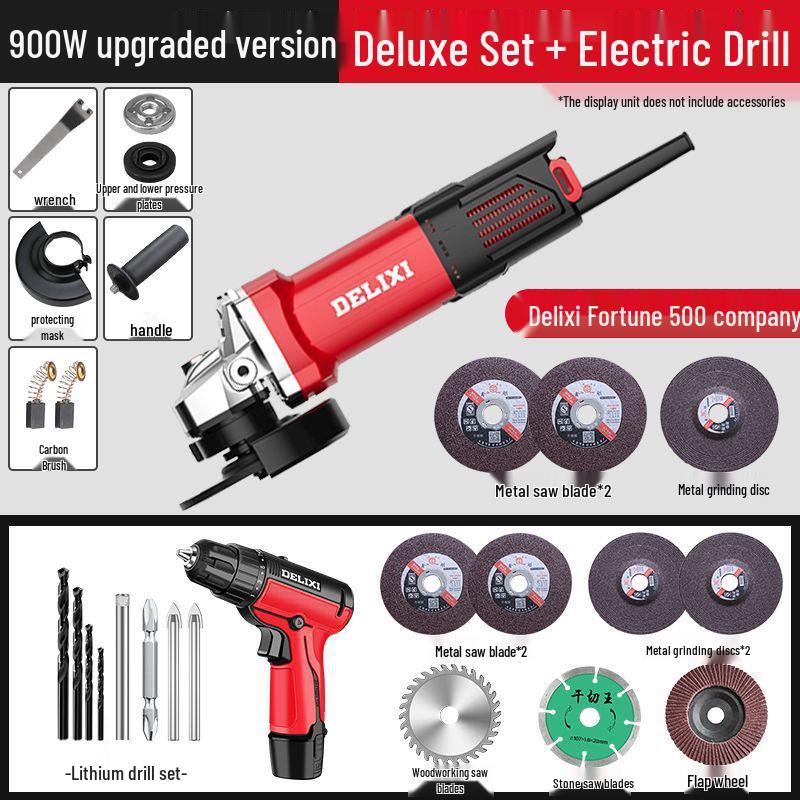 High-Power Multifunctional Angle Grinder and Polisher