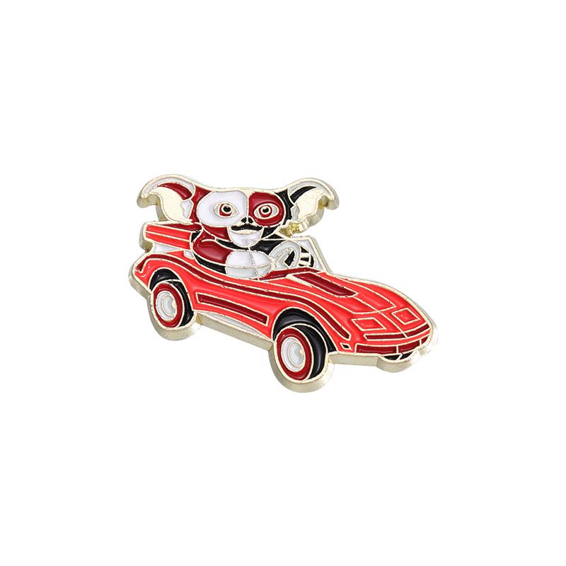 Little Elf Enamel Pins Custom Horror Movie Brooches Lapel Badges Cartoon Punk Animal Jewelry Gift for Fans Friends