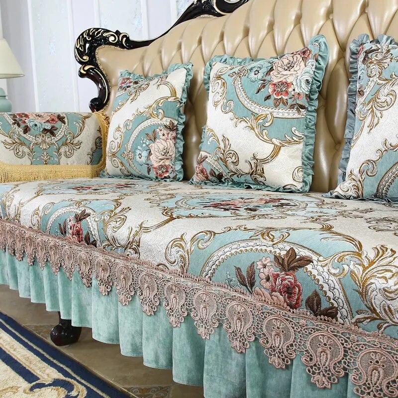 

Высококачественный роскошный чехол для дивана в европейском стиле, универсальный жаккардовый чехол на четыре сезона, защитный чехол для кресла, полотенца, мебели Backrest-80x210cm