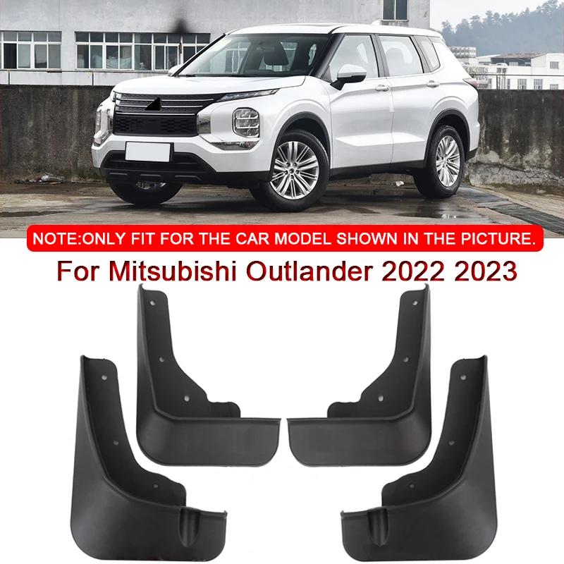 

For Mitsubishi Outlander 2024 Car Styling Car Mud Flaps Splash Guard Mudguards MudFlaps Front Rear Fender Accessories чорний