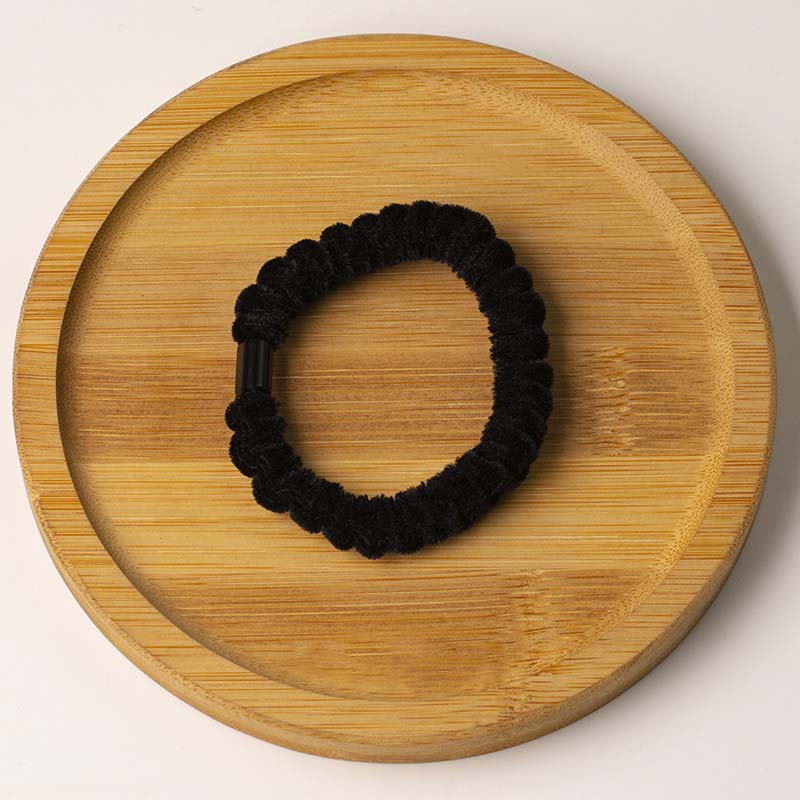 New Winter Solid Color Plush Hair Rope for Women Girls Simple Elastic High Ponytail Rubber Band Hair Accessories