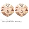 1/2Pcs Wooden Meditation Decision Dice Stress Relief 12-Sided Health Activity Decider Dice Men Women Self-Care Dice Birthday Anniversary Christmas