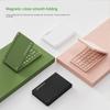 Rechargeable Bluetooth Folding Keyboard Lightweight Mini Folding Keyboard  Girls