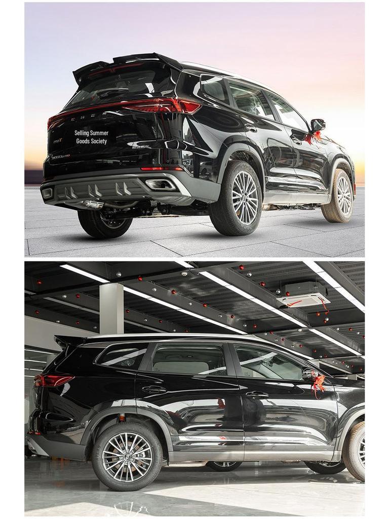 Tiggo 8 Pro/8 Plus Max Rear Spoiler MC Diffuser, Gloss Black.