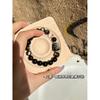 Natural Golden Obsidian Lion Awakening National Style Design Bracelet, Golden Obsidian White Crystal Bracelet, Powerful Energy for Couples