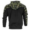 Hooded Sweatshirt with Zipper, Green-Black, "", Ce, Lahti
