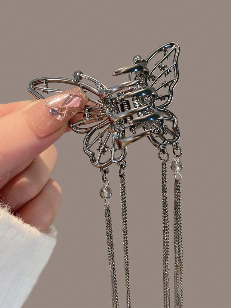 1Pcs Elegant Butterfly Fringes Hair Claws For Women Hair Accessories