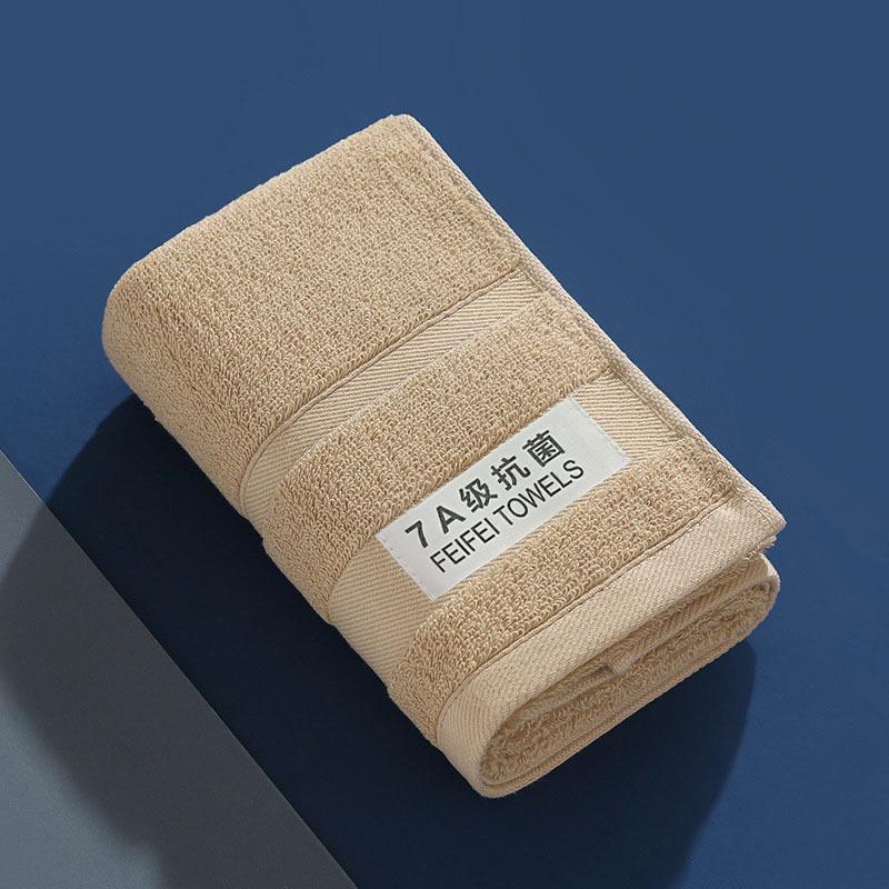 100% A-Grade Antibacterial Cotton Bath Towel - Thick, Soft, Absorbent, Quick-Drying, Adult Size Washcloth