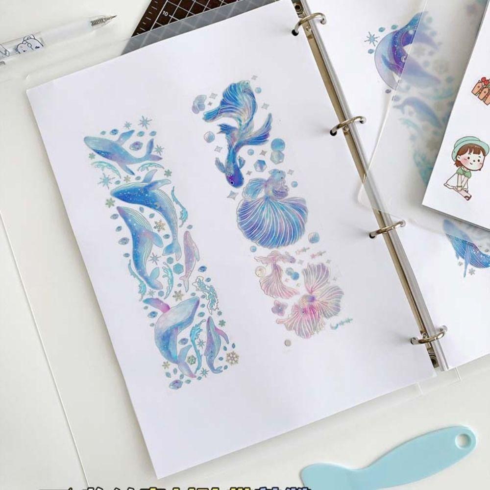 Anti-Dirt Adhesive Tape Release Paper 40Sheets Refill Spiral Binder Notebook Paper School