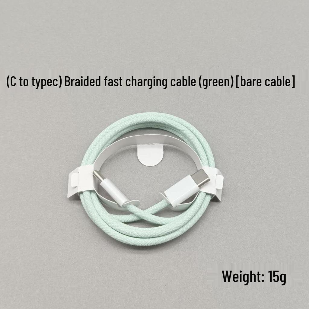 100W Dual Type-C Fast Charging Cable for Apple 15, 2m PD Rapid Charge, iPad Compatible