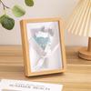 Suport foto acrilic DIY cu flori uscate - Disponibil în dimensiuni de 5 cm, 8 inci, 10 inci, A4 pentru expunere pe masă.