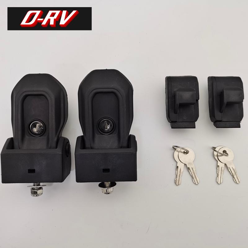 Hood engine lock For Jeep wrangler JL JT 2018 2019 2020 2021 2022 Hood Catch Lock Kits With Key Bonnet Anti-Theft Accessories Hood engine lock