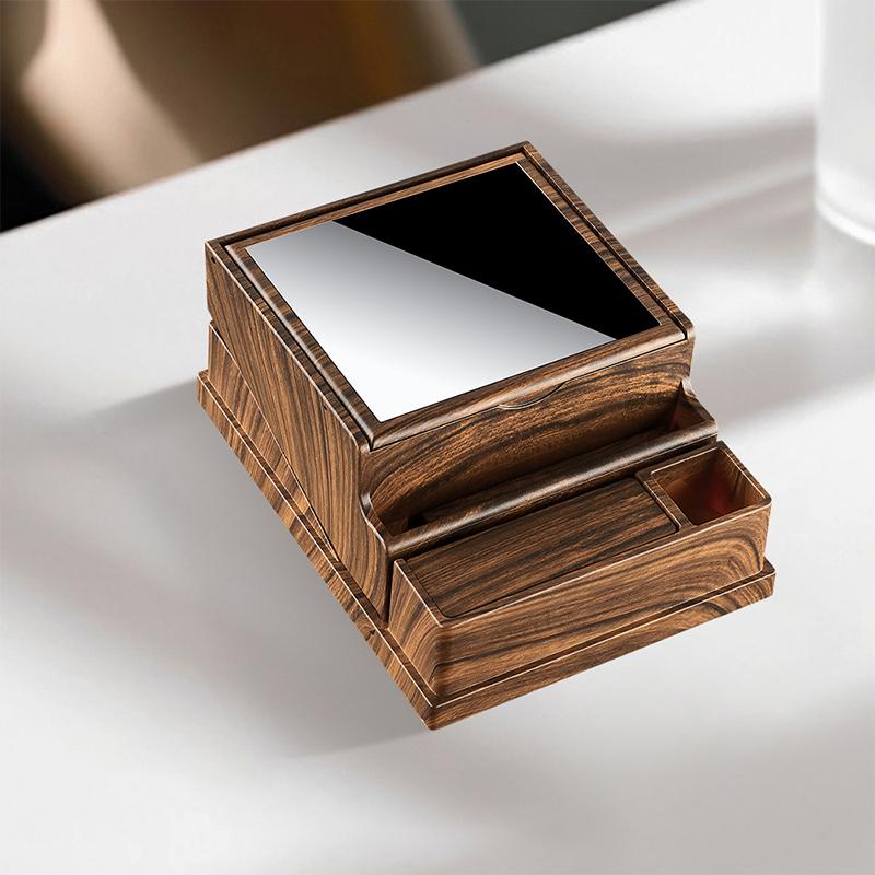 Retro Large Capacity 40 Pcs Automatic Bullet Cigarette Box Moisture Proof And Pressure Resistant Portable Cigarette Storage Box