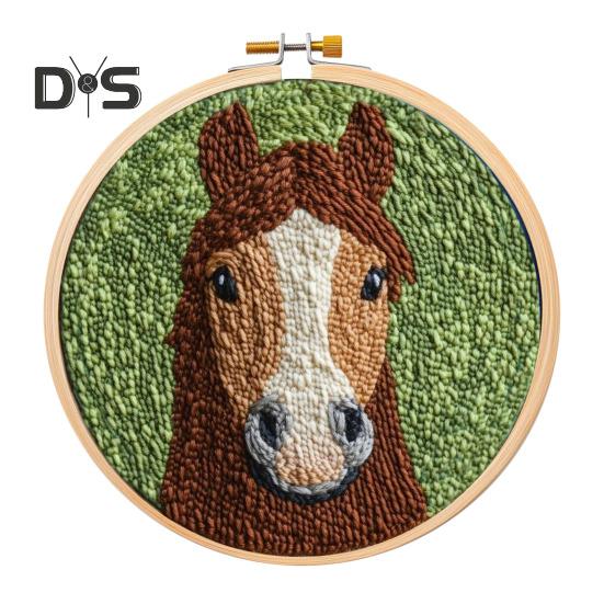 

Набор игл для вышивания для начинающих Набор игл для вышивания с пяльцами и ножницами Набор для самостоятельной вышивки с иглами для взрослых и детей C