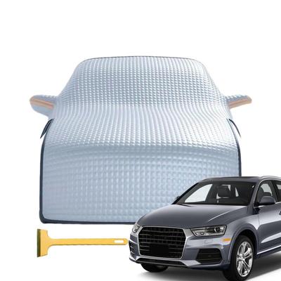 Universelle Schneedecke fürs Auto, wasserdicht, sonnenbeständig, staubdicht, Frostschutz mit reflektierenden Streifen, Windschutzscheiben-Schneedecke