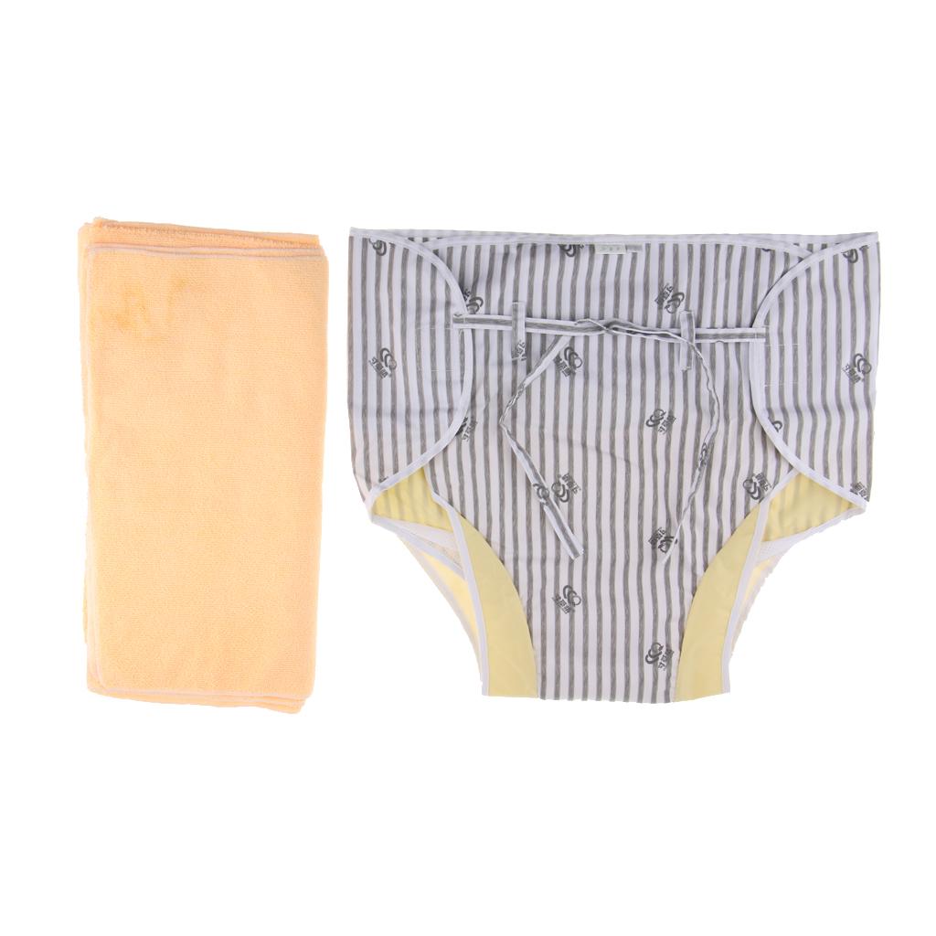 Adulto lavable 4 capas de pa/ñales de tela de incontinencia suave Insertar pa/ñal de Pad Revestimientos de pa/ñales reutilizables